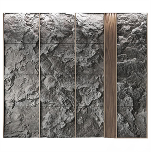 Wall rock panel